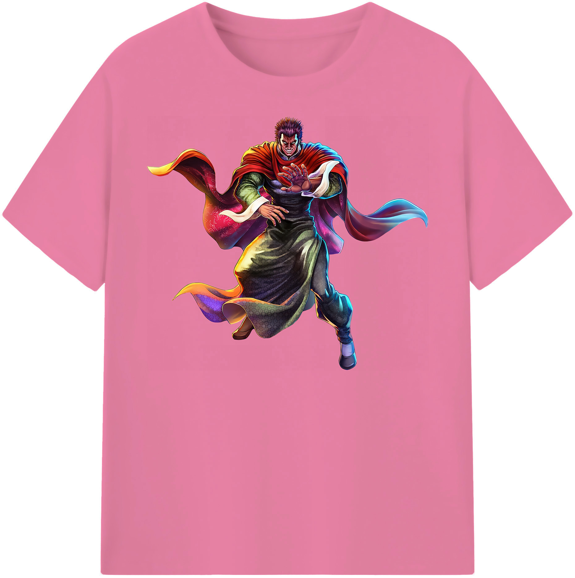 （画像用） 北斗の拳 Fist of the North Star 綿100％半袖Tシャツ（フロントプリント）